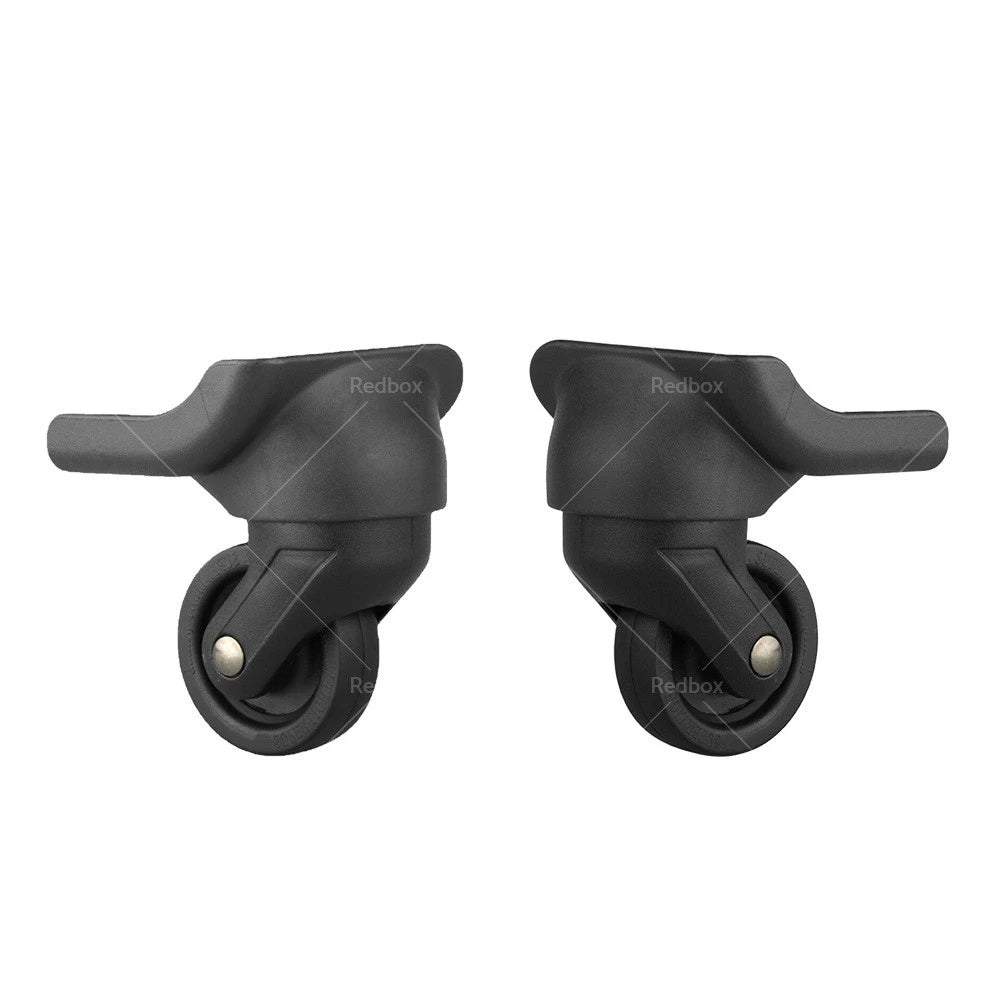 2X Plastic Replacement Luggage Wheels for Suitcase (360° Swivel)