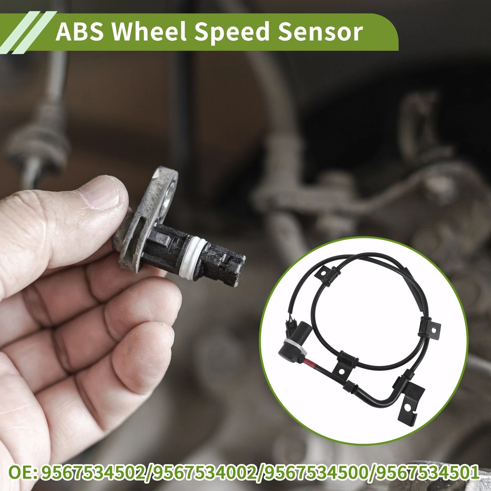 ABS Wheel Speed Sensor Replacement for Hyundai Sonata (1995–1998)