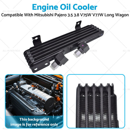 Engine Oil Cooler for Mitsubishi Pajero V75W V77W (1999–2006)