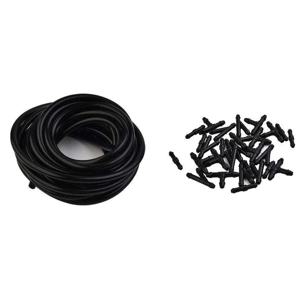 Wiper Hose Tube Jet Replacement for Car (5M, Black)
