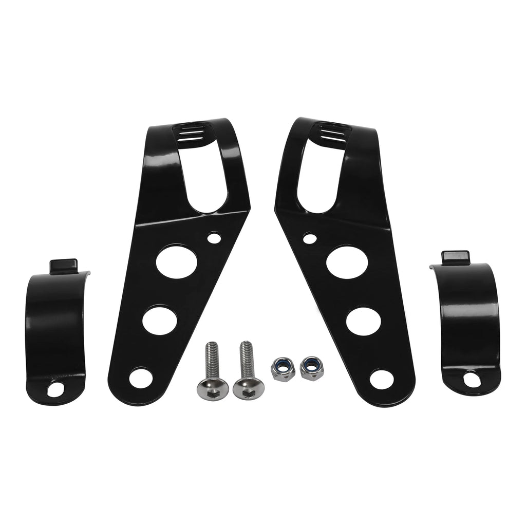 Headlight Mount Bracket for Motorcycle Fork Ear Chopper Cafe Racer (35mm-43mm)