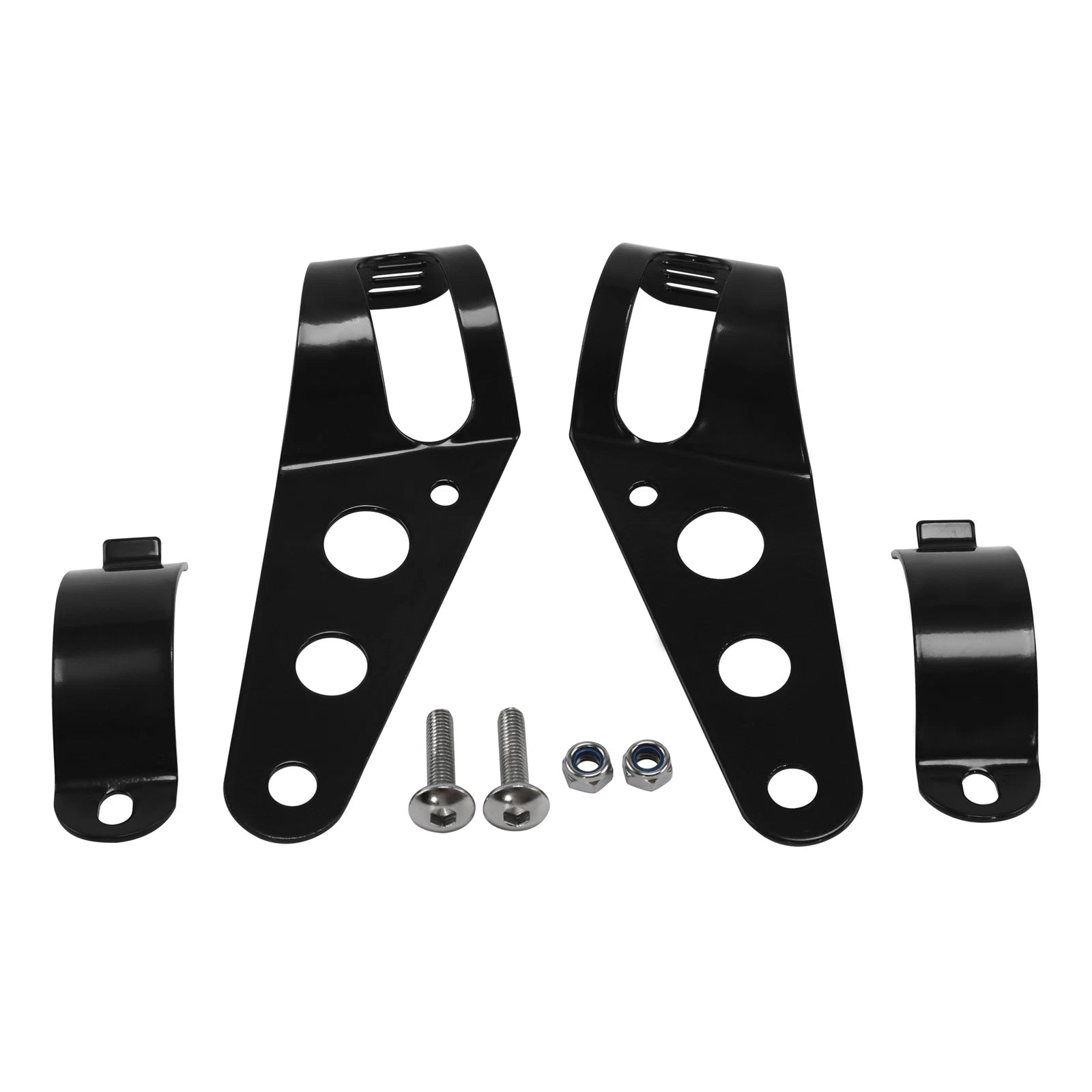Headlight Mount Bracket for Motorcycle Fork Ear Chopper Cafe Racer (35mm-43mm)
