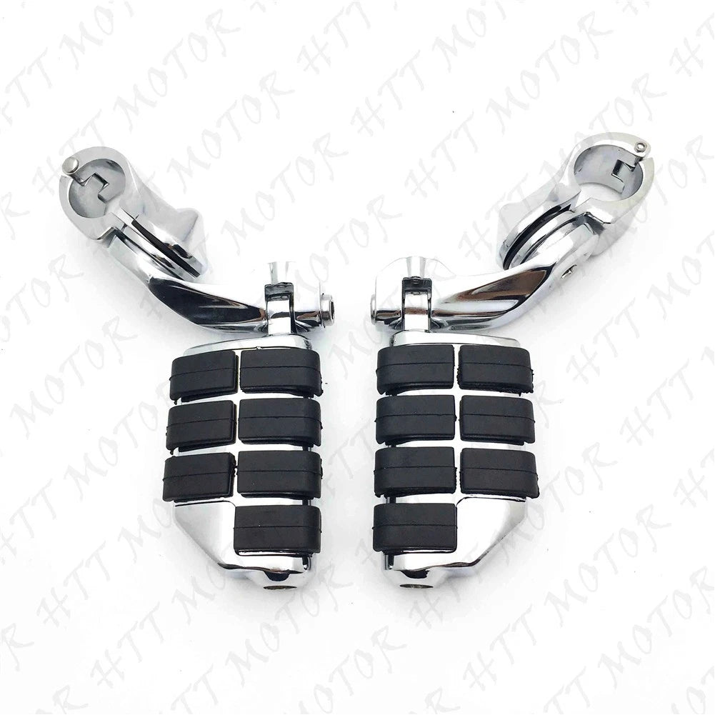 Chrome 2.5" Short Foot Peg Kit for Honda Valkyrie 1800 (2004)