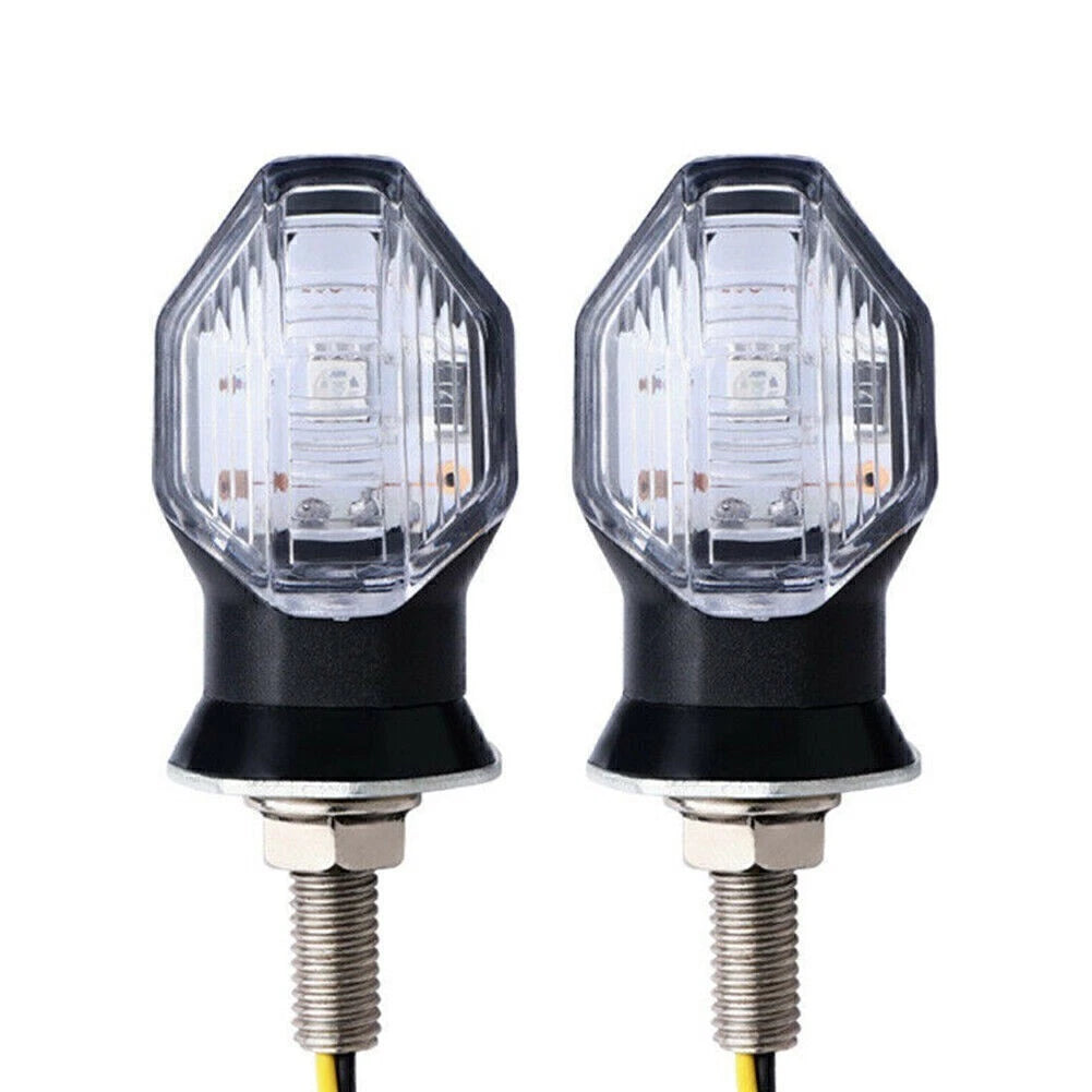 2X LED Turn Signal Lights for Universal Motorcycle (12V)