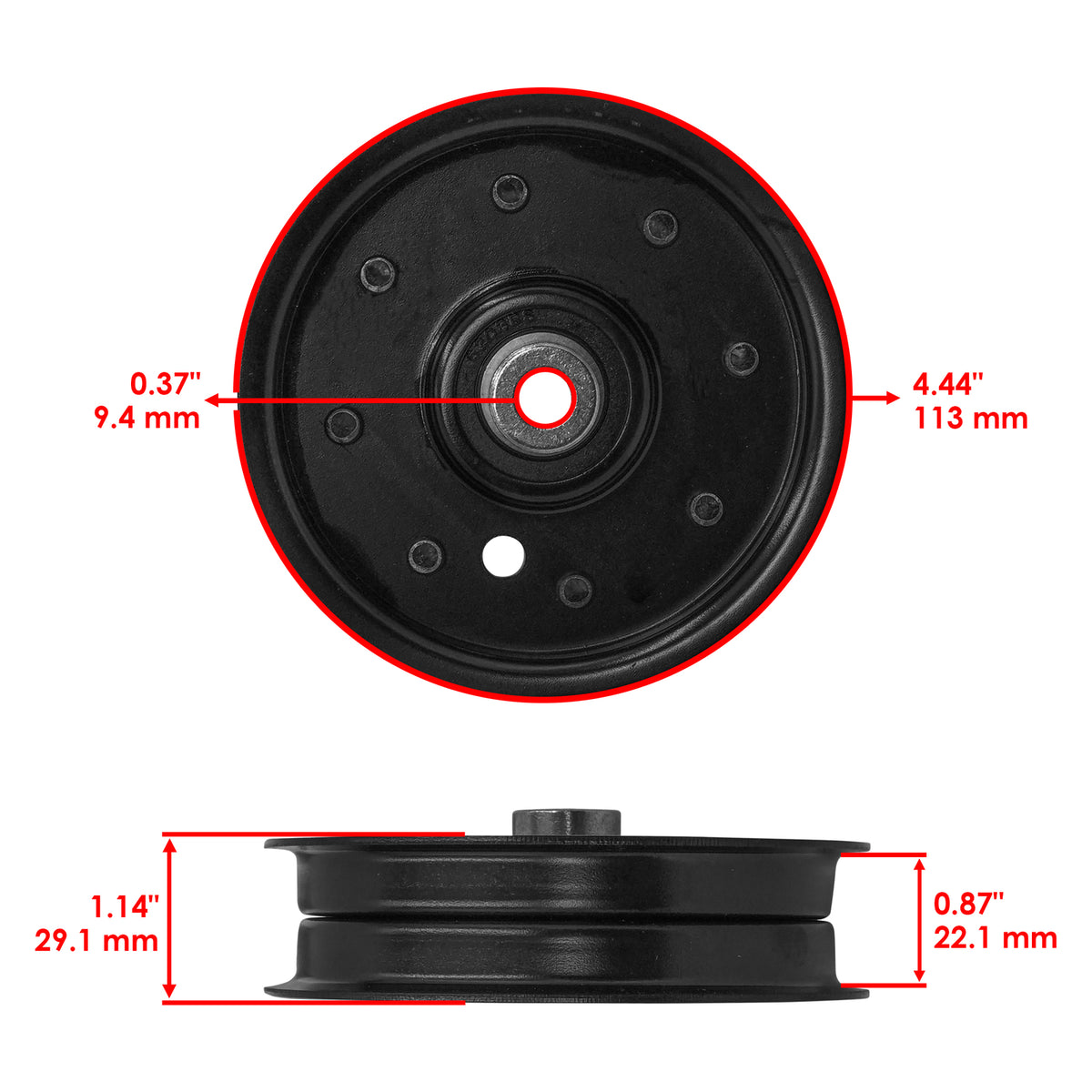 Idler Pulley Replacement for Ariens EZR 1740 1842 2048 (2016–2023)