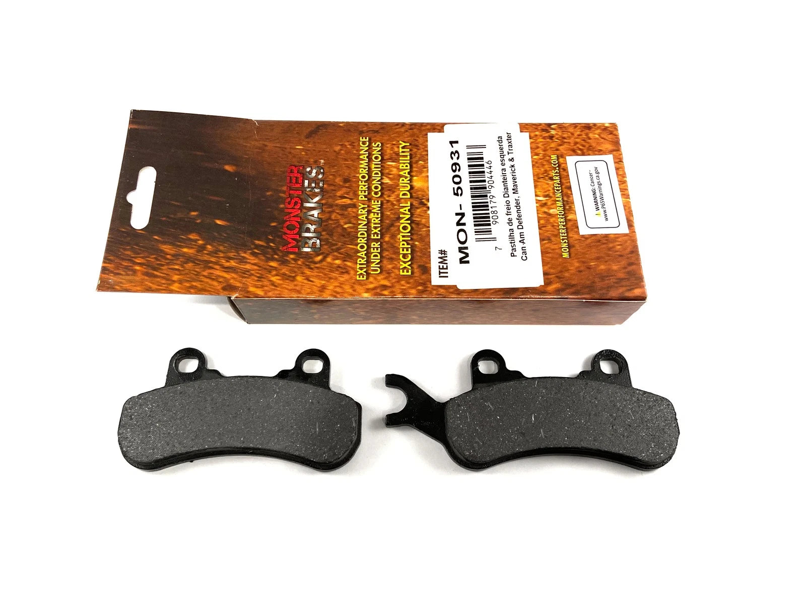 Monster Brake Pads for Can-Am 715900379 (Front Left)
