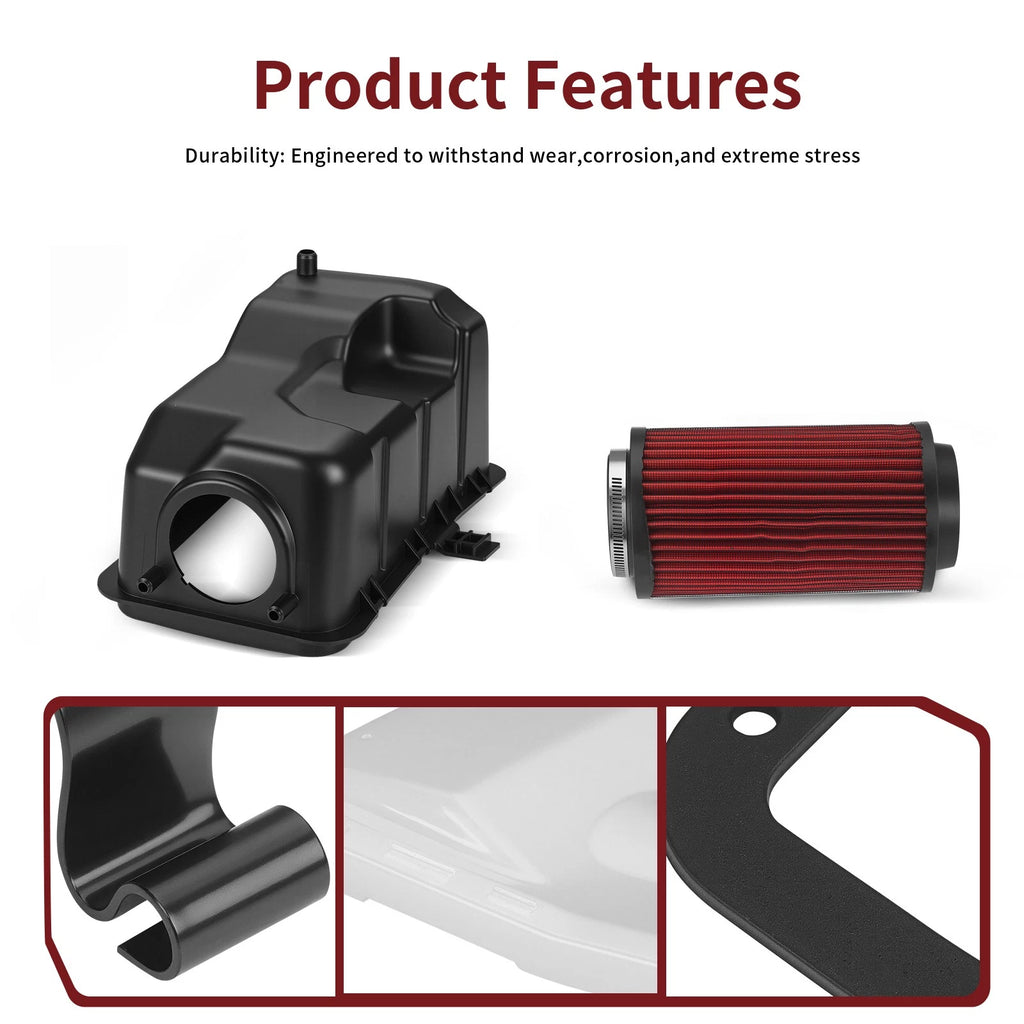 Air Filter Box & Lid & Clip & Seal Kit for Polaris Sportsman 500 4x4 (2001)