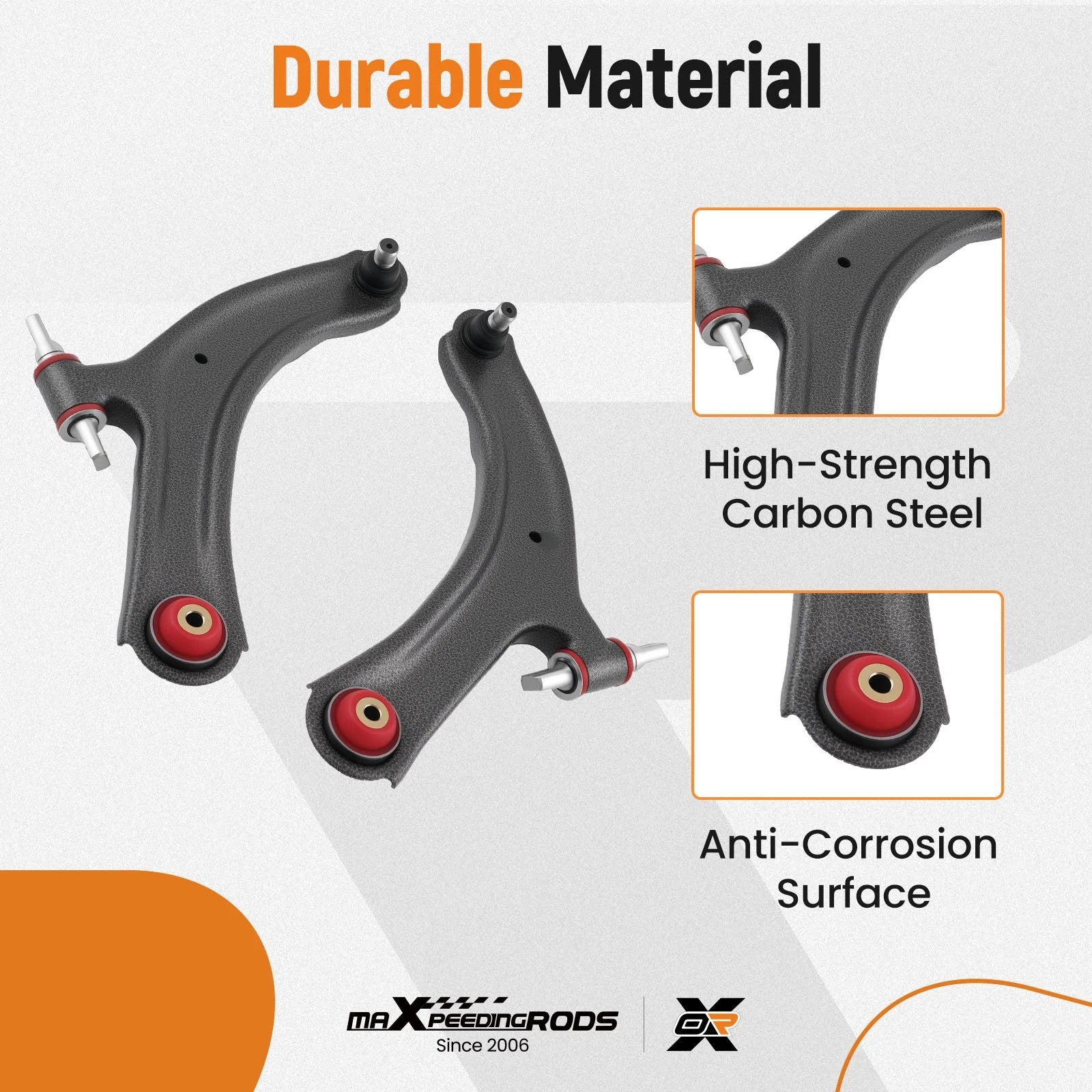 2pc Lower Control Arms w/ Poly for Nissan Rogue (2008–2013)
