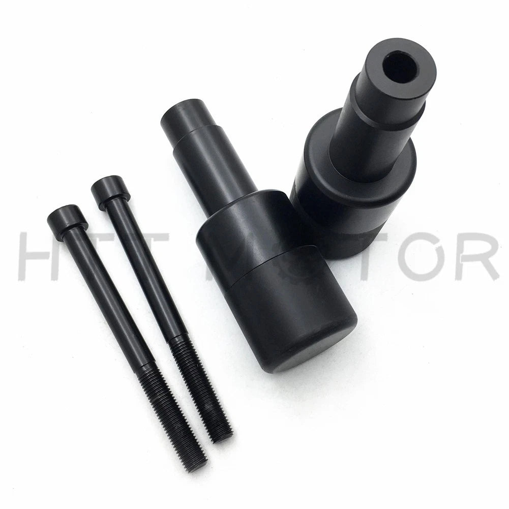2X Frame Sliders for Suzuki Hayabusa GSXR 1300 (2008–2012) Black
