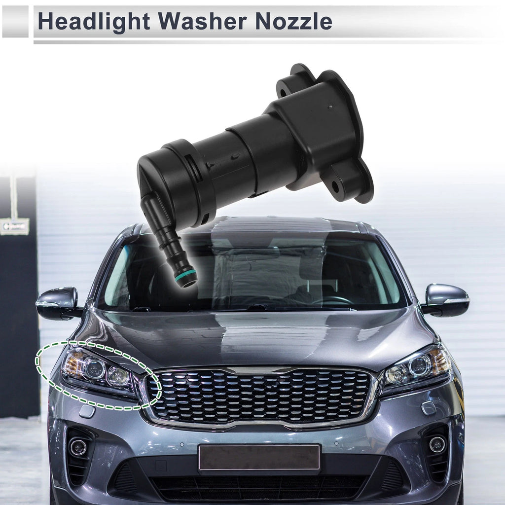 Front Passenger Side Headlight Washer Nozzle for Audi A4 (2005–2008)