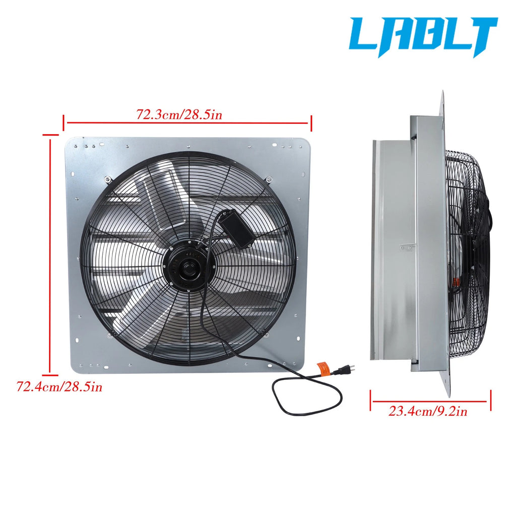 24 Inch Shutter Exhaust Fan with Speed Controller for LABLT (N/A)