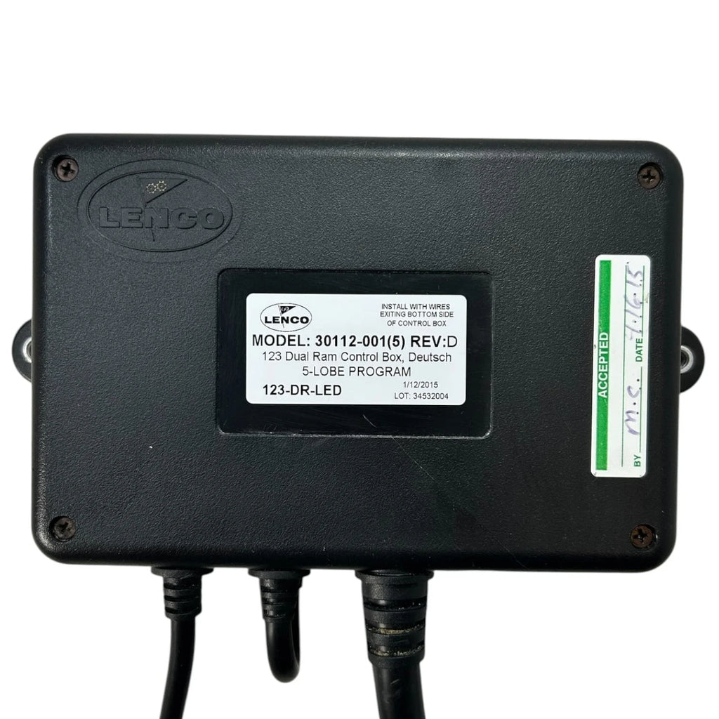 Dual Ram Control Box for Lenco 123 (30112-001, 123-DR-LED)