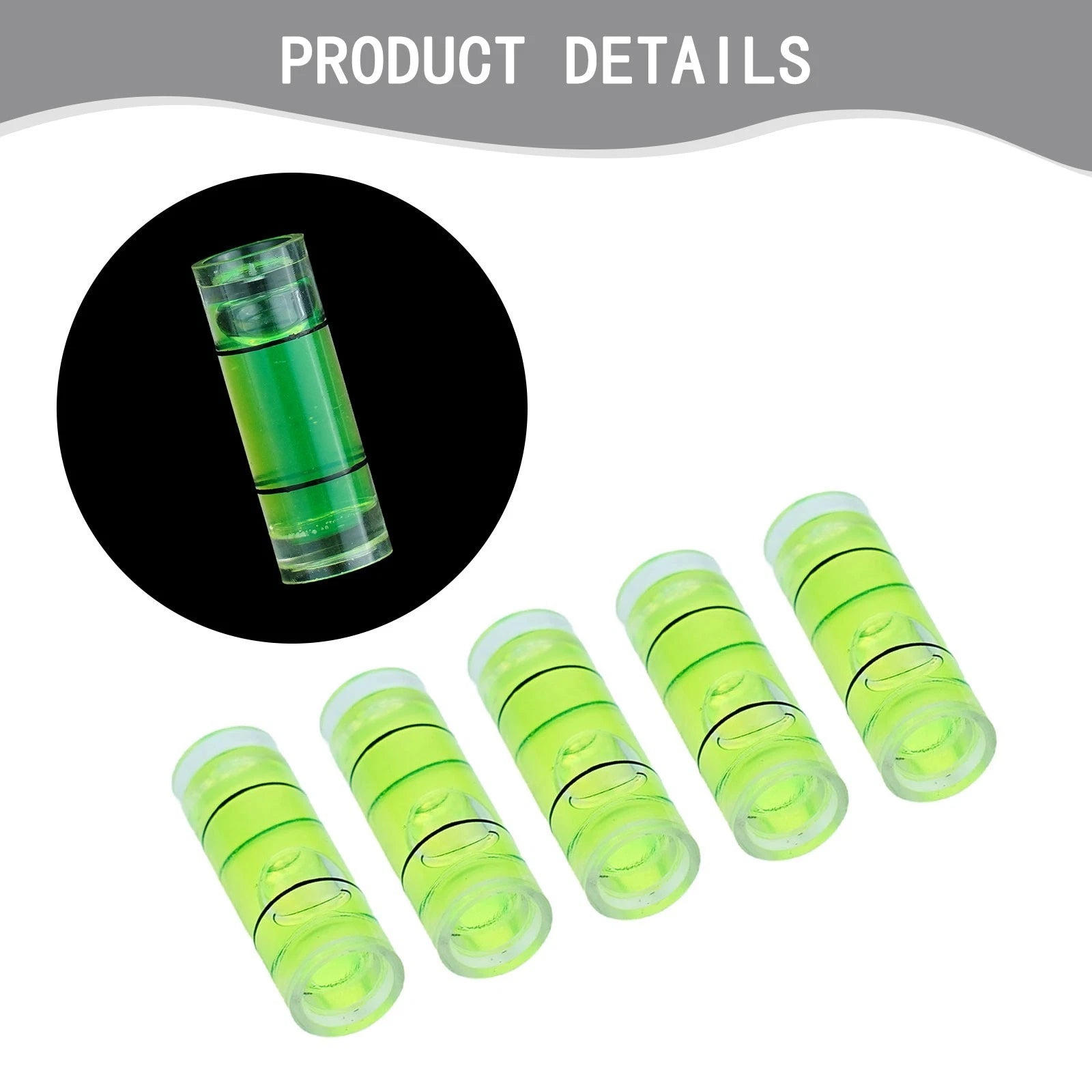 5pcs Precision Bubble Levels for Measurements