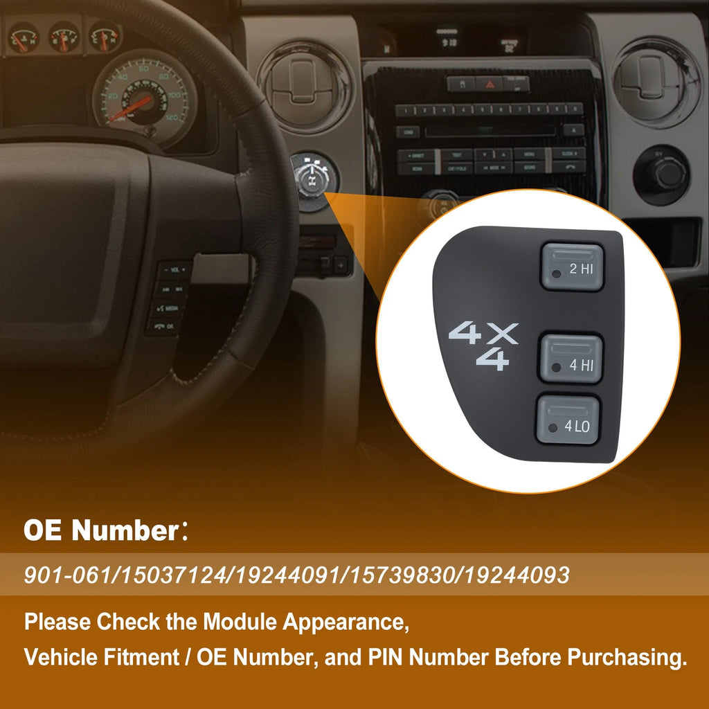 4WD 4x4 Switch Replacement for Chevrolet S10 Pickup for Chevrolet Blazer (1998–2004)