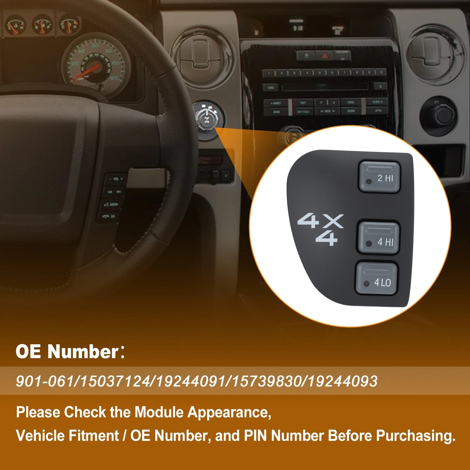4WD 4x4 Switch Replacement for Chevrolet S10 Pickup for Chevrolet Blazer (1998–2004)