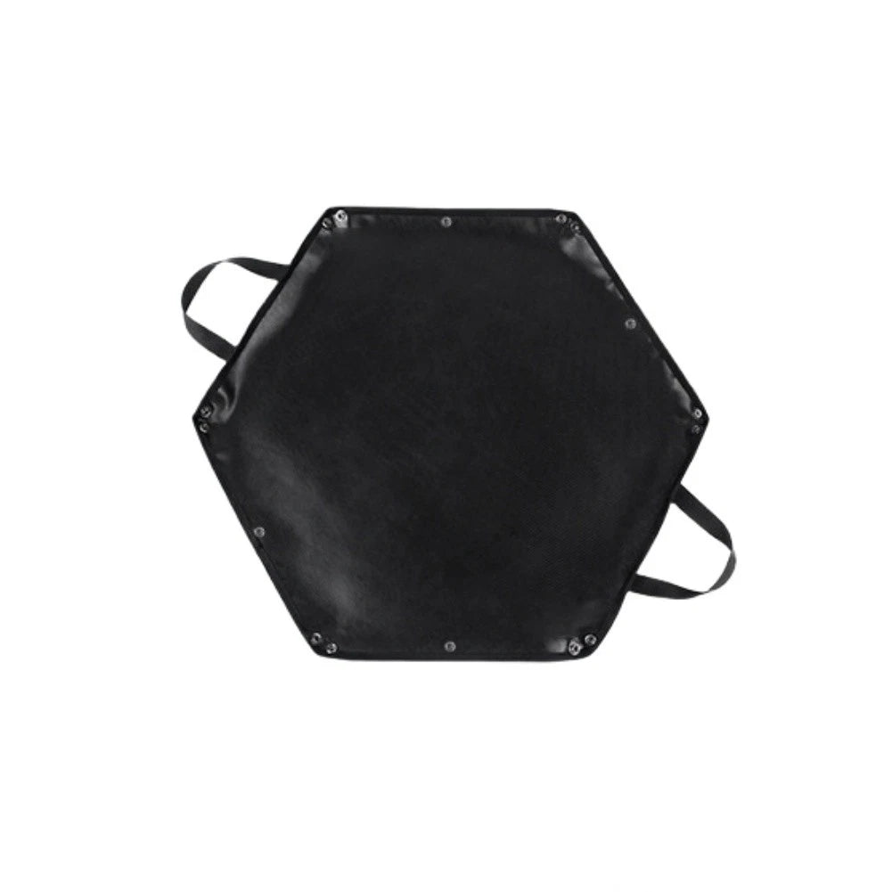 Hexagonal Fireproof Mat for Campfire Use, Double Sided, Heat Resistant 550C