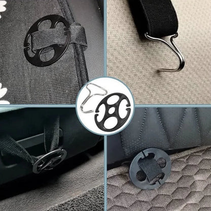 48Pcs Car Seat Cover Installation Kit - Plastic Metal Fasteners & Hooks