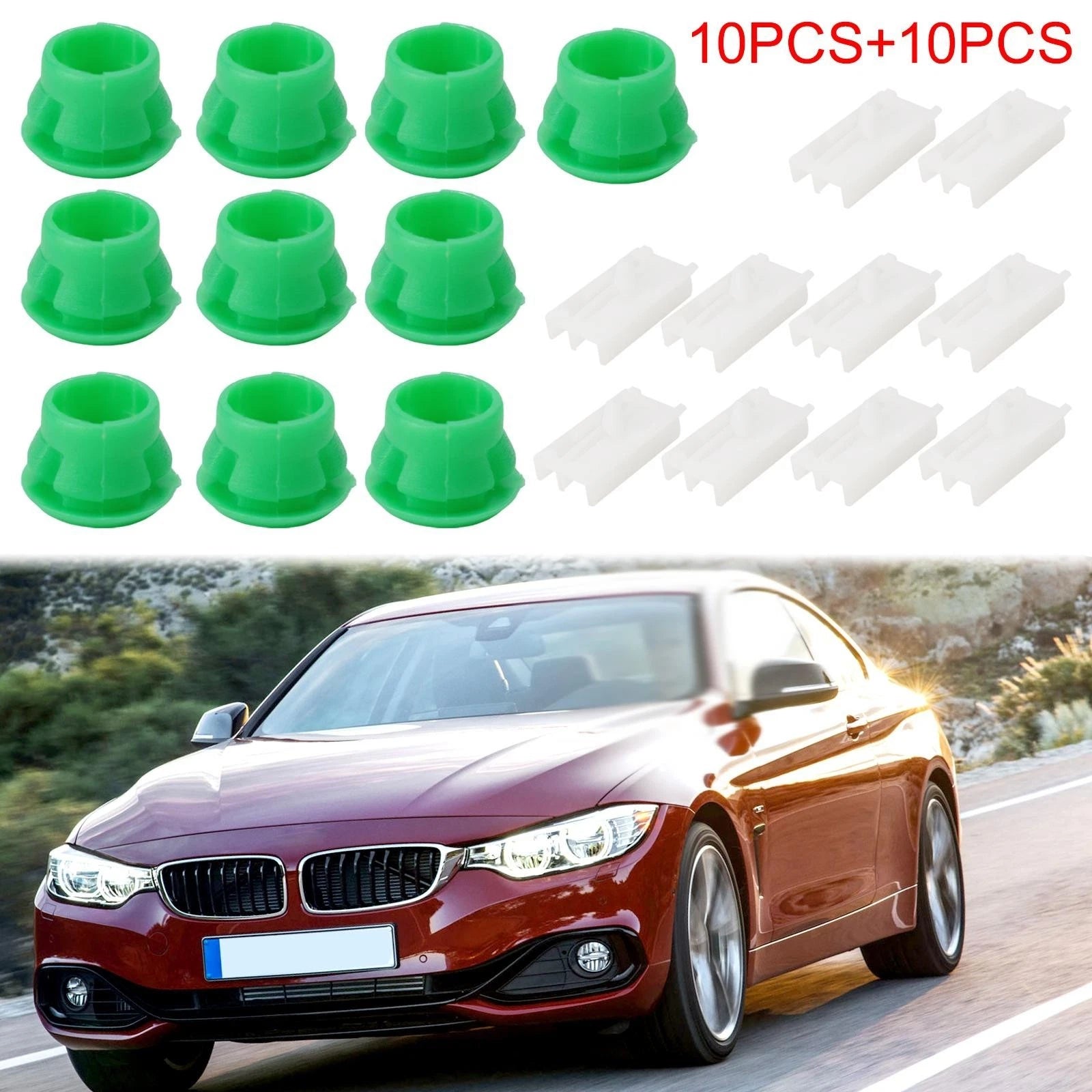 Set of 20 Side Sill Skirt Clips for BMW E36 E46 E90 (1990–2012)