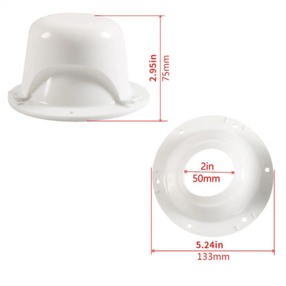 1pc White RV Roof Vent Cap for RV