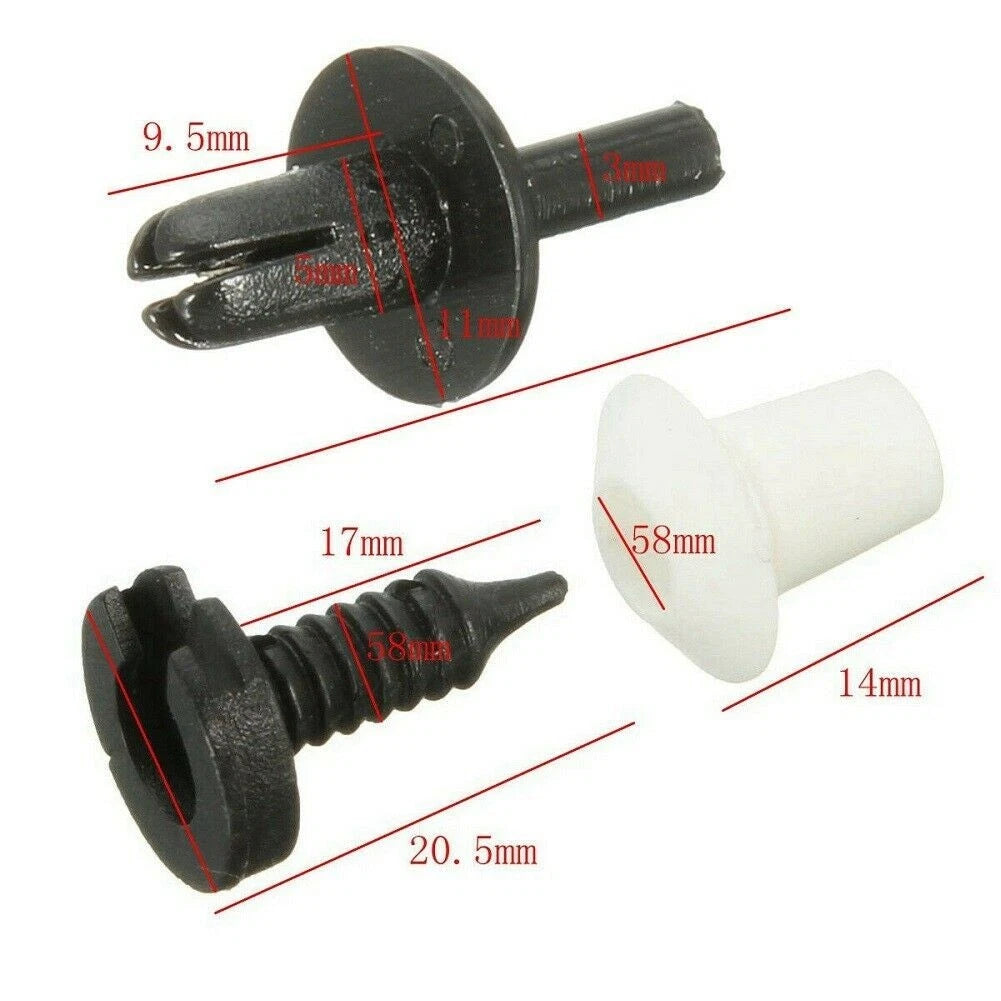 Door Card Trim Clips Fasteners for Defender