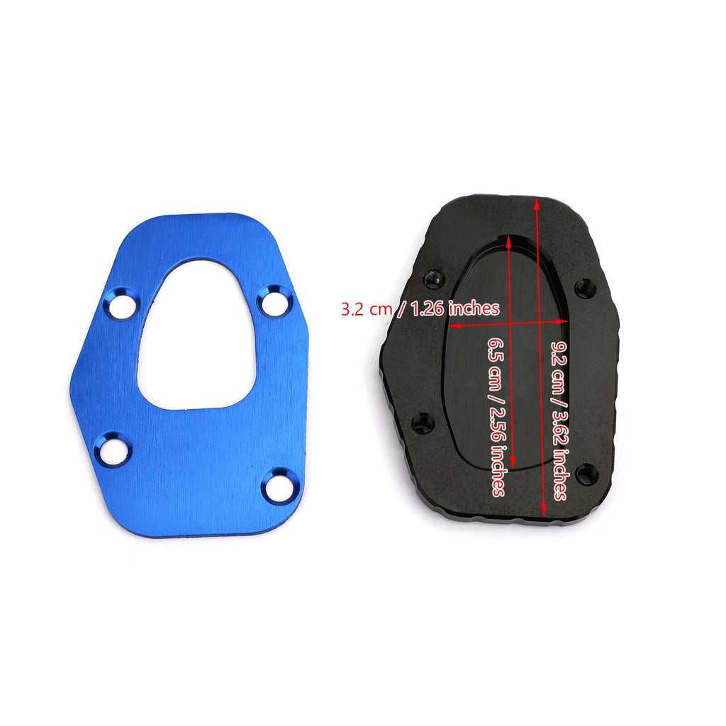 Kickstand Sidestand Enlarged Plate Pad for Yamaha Niken/GT (2019–2020) Blue
