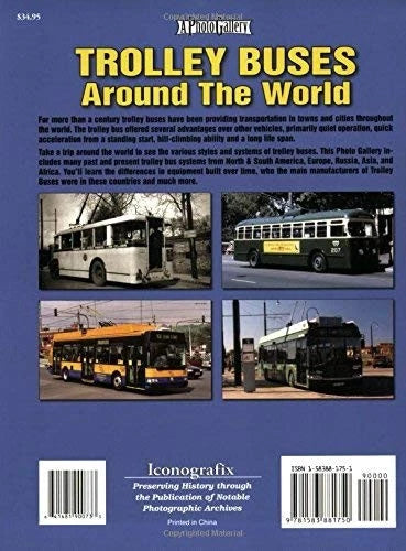 Trolley Buses Photo Gallery Book