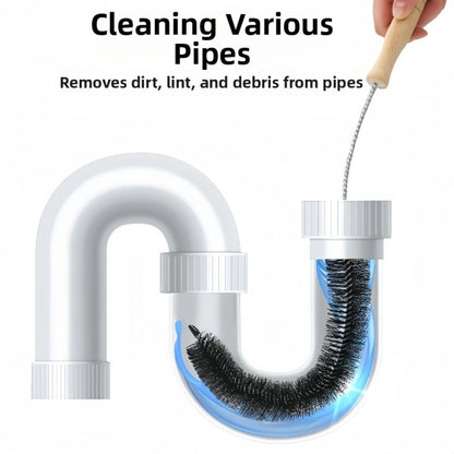 Radiator Brush with Bendable Wire for Cleaning Vents and Air Conditioners