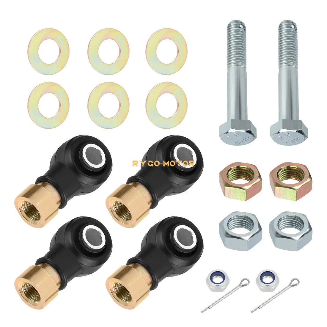 Tie Rod End Kit for Polaris Scrambler 400 500 2x4 4x4 (1997–2012)