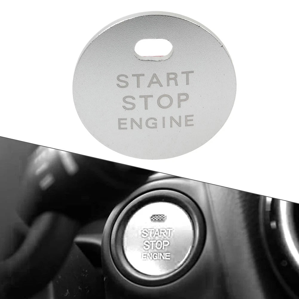 Silver Engine Start Push Button Cover Trim For Mazda 3 Axela 6 Atenza CX-5