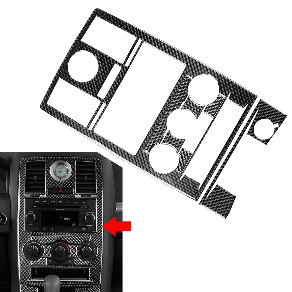 Center Console Climate Control CD Panel Cover Trim for Chrysler 300 (2008–2010)