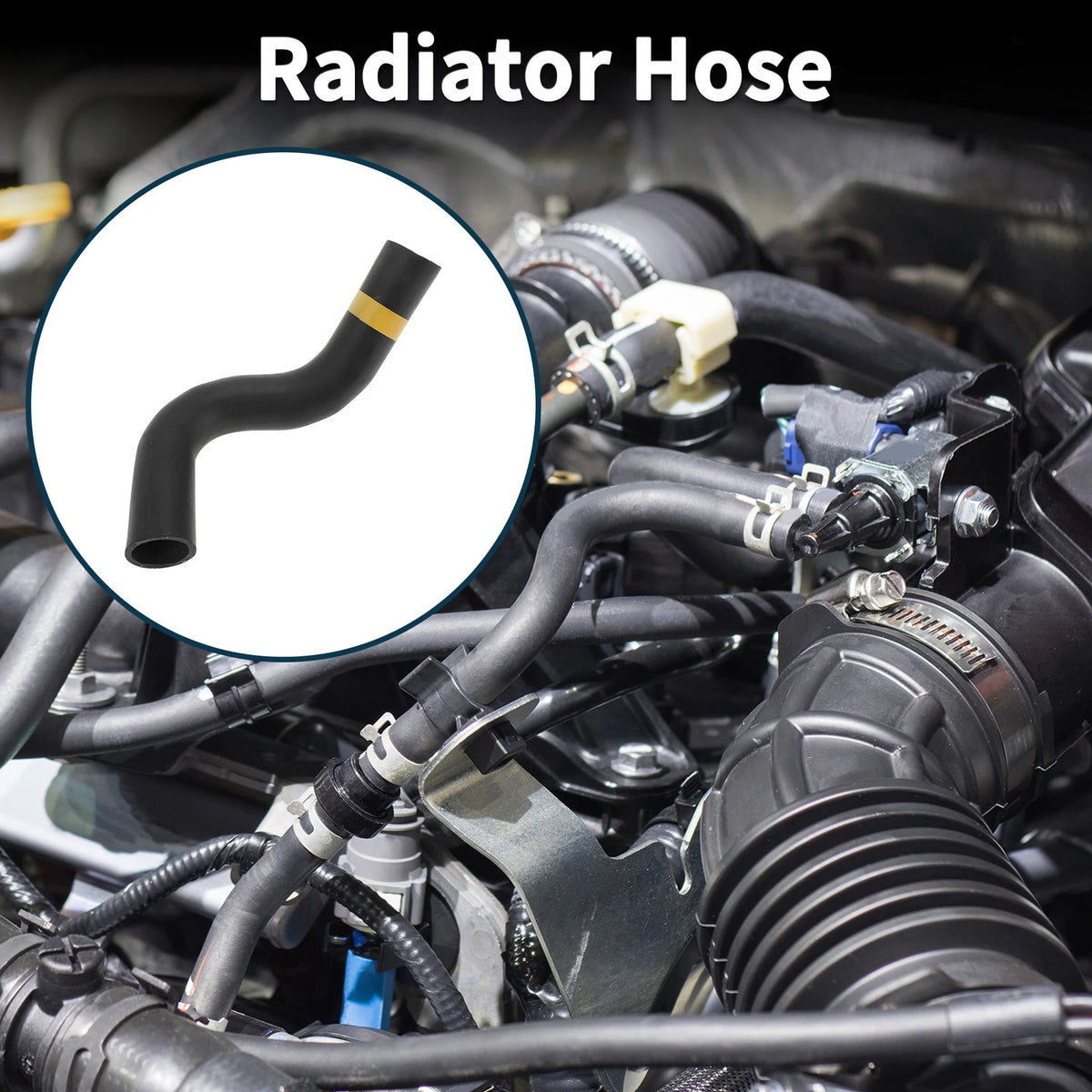 Radiator Hose Replacement for Toyota Prado 4.0L Automatic TX (2010–2019)