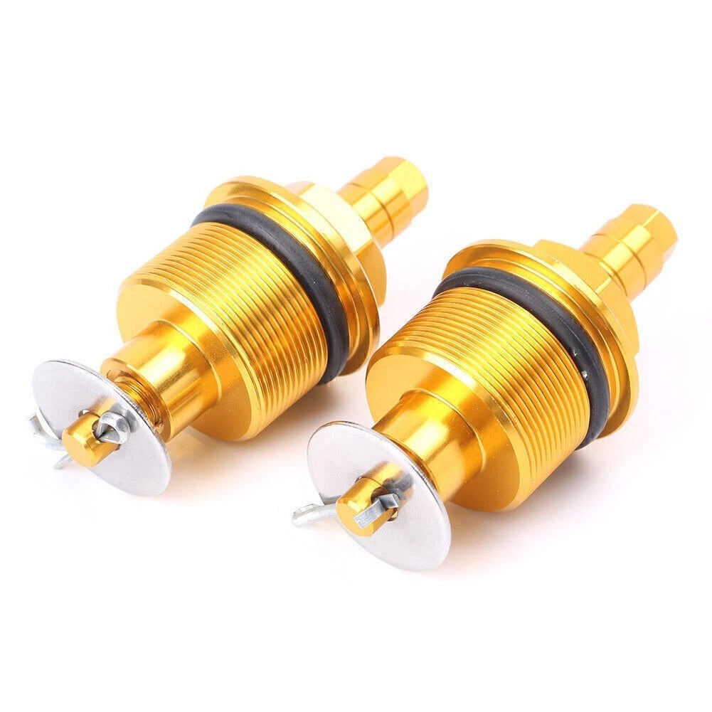 Fork Cap Preload Adjuster Bolts for Honda CBF125 (31MM, Aluminum, Gold)