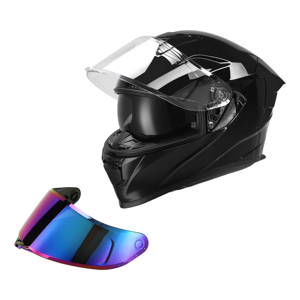 Full Face Motorcycle Helmet for DOT Approved Models (S-XL)