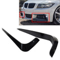2X Front Bumper Side Splitter Spoiler for BMW 3 Series E90 E91 (2005–2008)