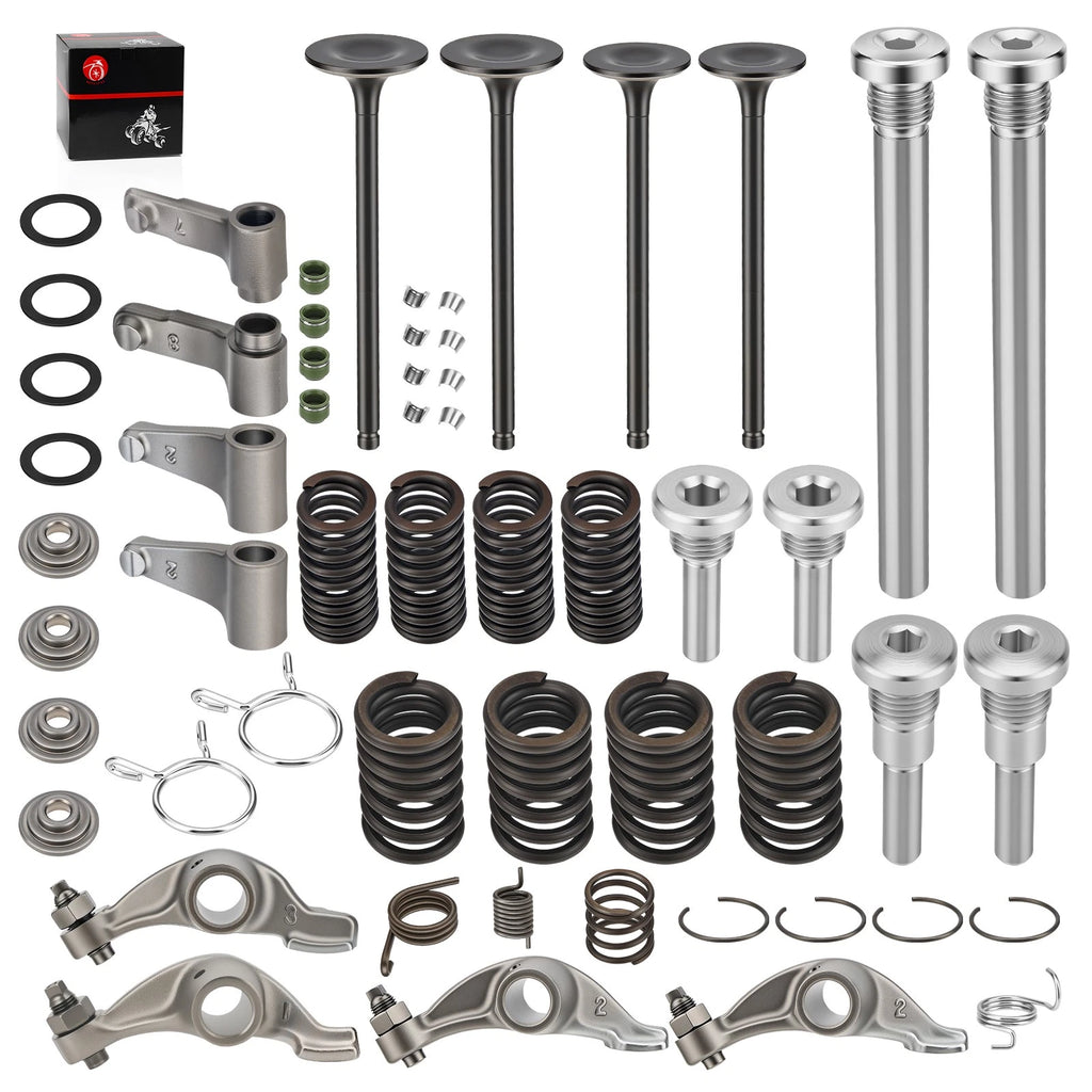 Rocker Arm Valve Spring Complete Head Rebuild Kit for Honda TRX400X 400EX (2004–2009)