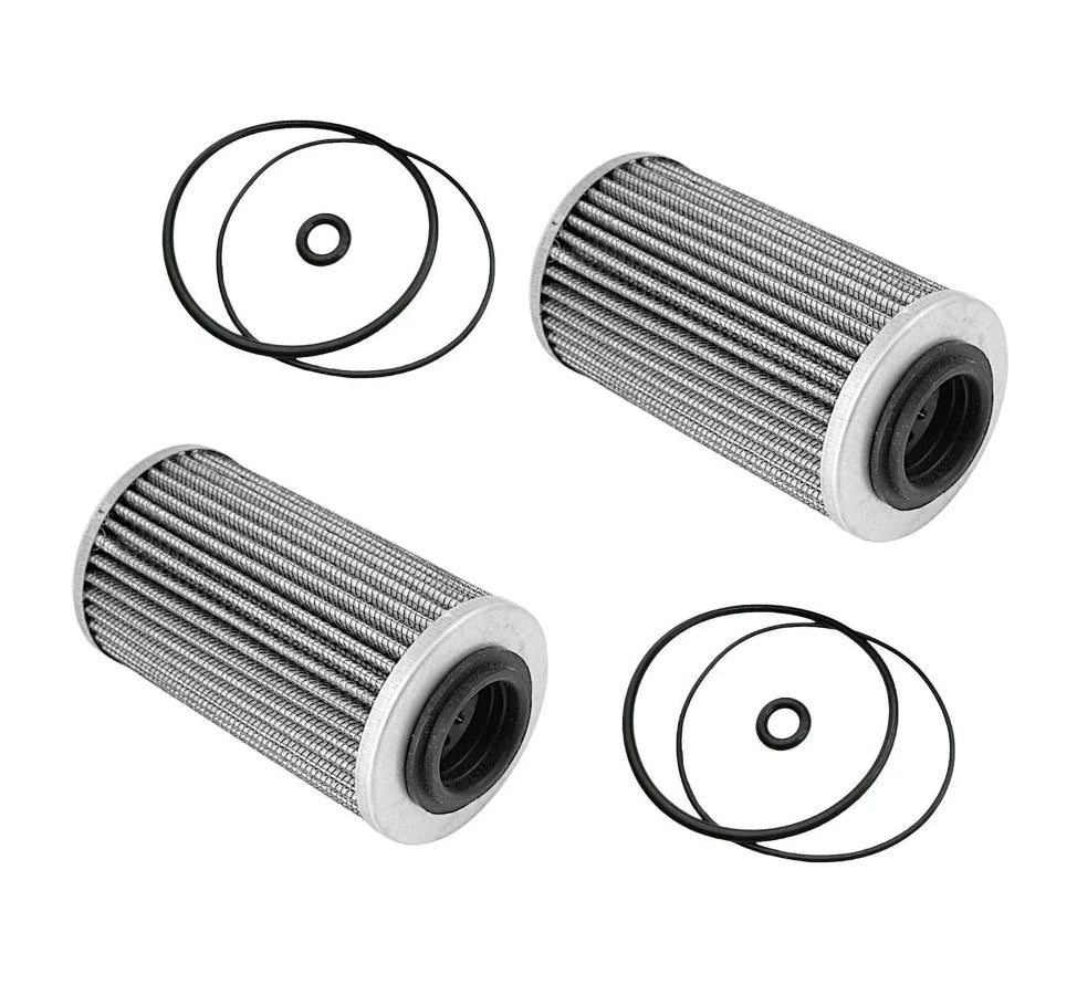 Set of 2 Oil Filters W/O-rings for Sea-Doo BRP GTI RXT RXP GTX (130hp 300hp)