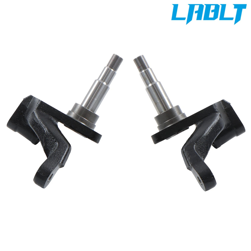 2X Front Drop Spindles for VW Bug (1950–1965) 2.5" Link Pin, Drum Brake