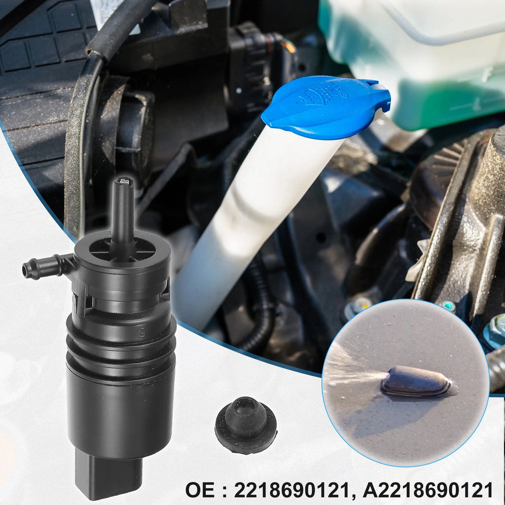 Windshield Washer Pump Motor Replacement for Mercedes-Benz Sprinter 2500 (2000–2018)