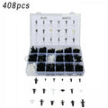 408pcs Clips Fastener Kit for Auto (Nylon Retainer)