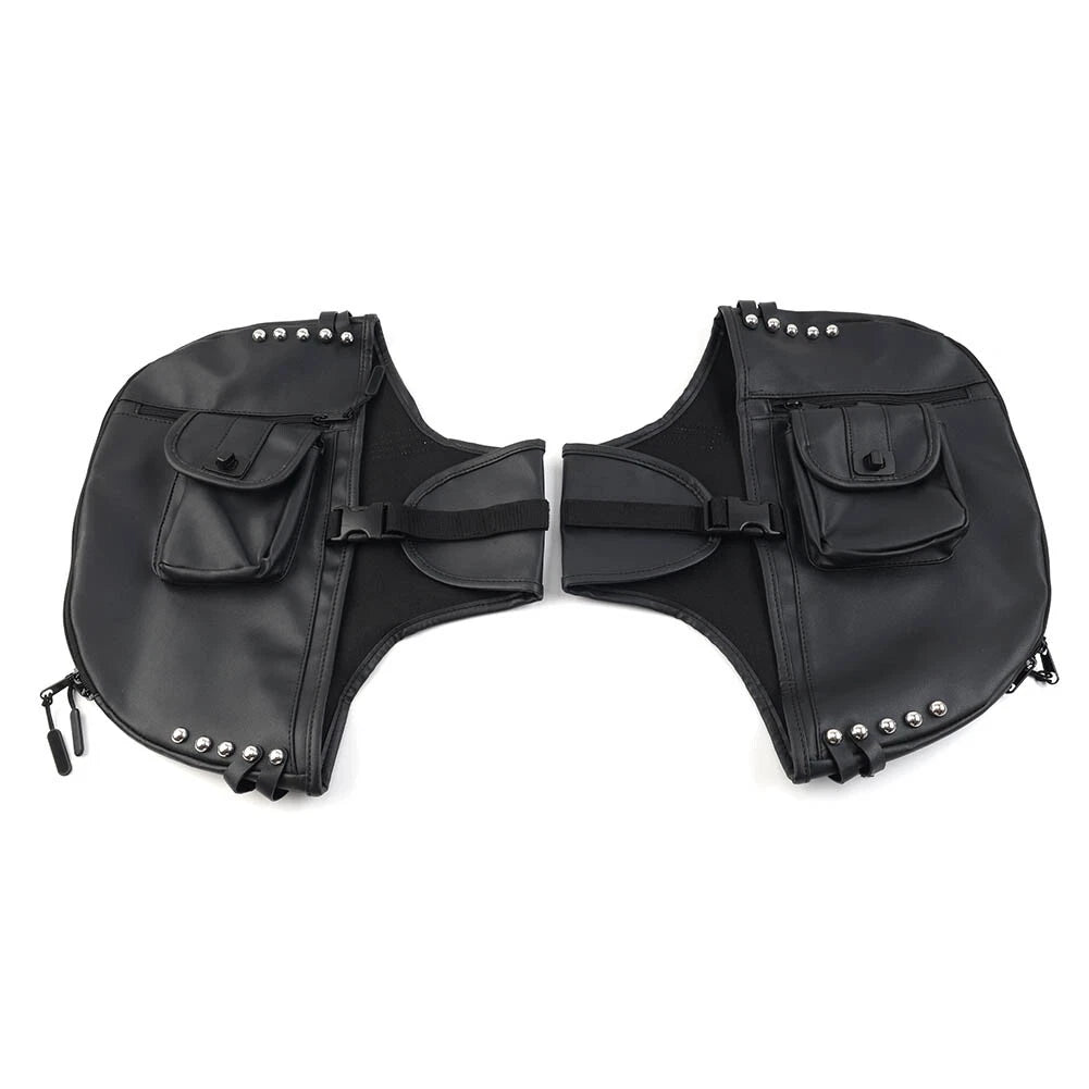 Soft Lowers Chaps Leg Warmer Bag for Harley Touring Road Glide (2014–2023)