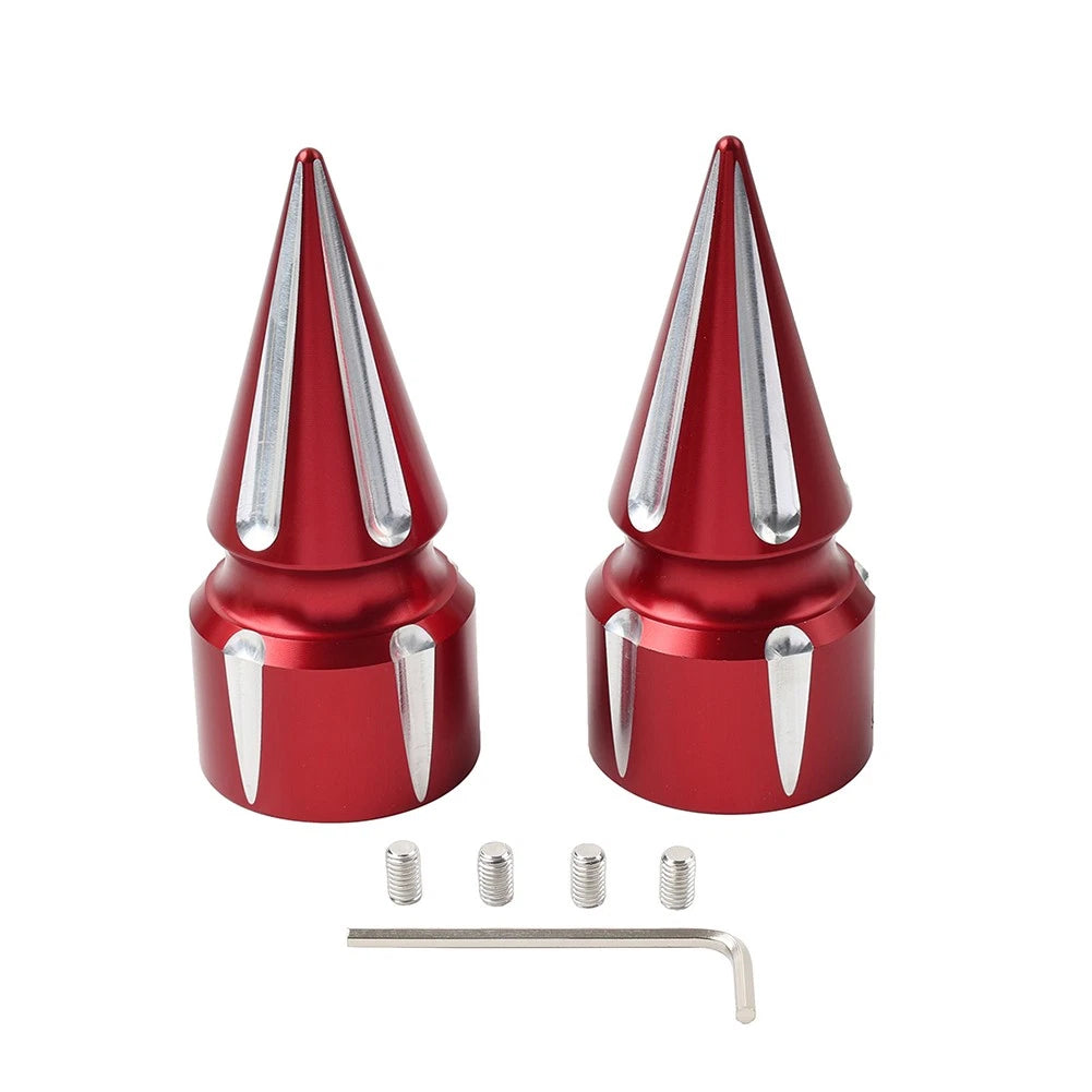 Front Axle Cap Nut Cover for Harley Softail (2007–Present) Dyna (2008–Present)