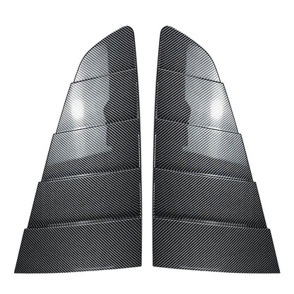 Rear Side Quarter Window Louvers Cover for Ford Mustang (2015–2023)