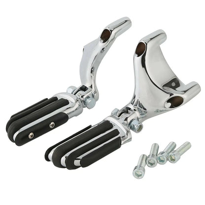 Chrome Passenger Footpeg Pegs for Harley Sportster 883 1200 (2004–2013)