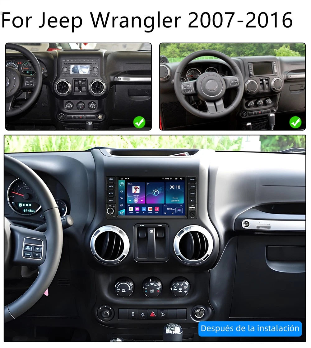 7'' Car Stereo Radio Head Unit for Dodge Charger/Ram (2008–2011)