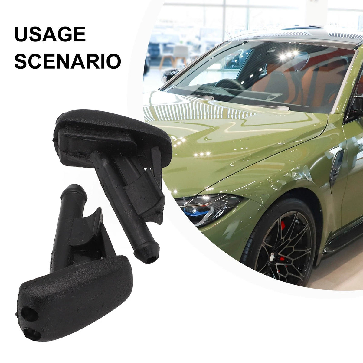 Windshield Washer Nozzle Set for BMW 318i 320i 325i 328i M3 E36 Z3