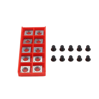 10X 14mm Square Carbide Inserts Cutters for Woodworking Applications