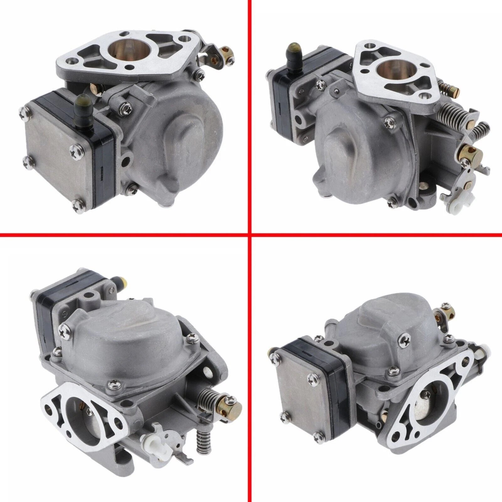 Carburetor for Yamaha 2 Stroke 6HP 8HP Outboard Motor (6G1-14301-01, 6N0-14301-20)