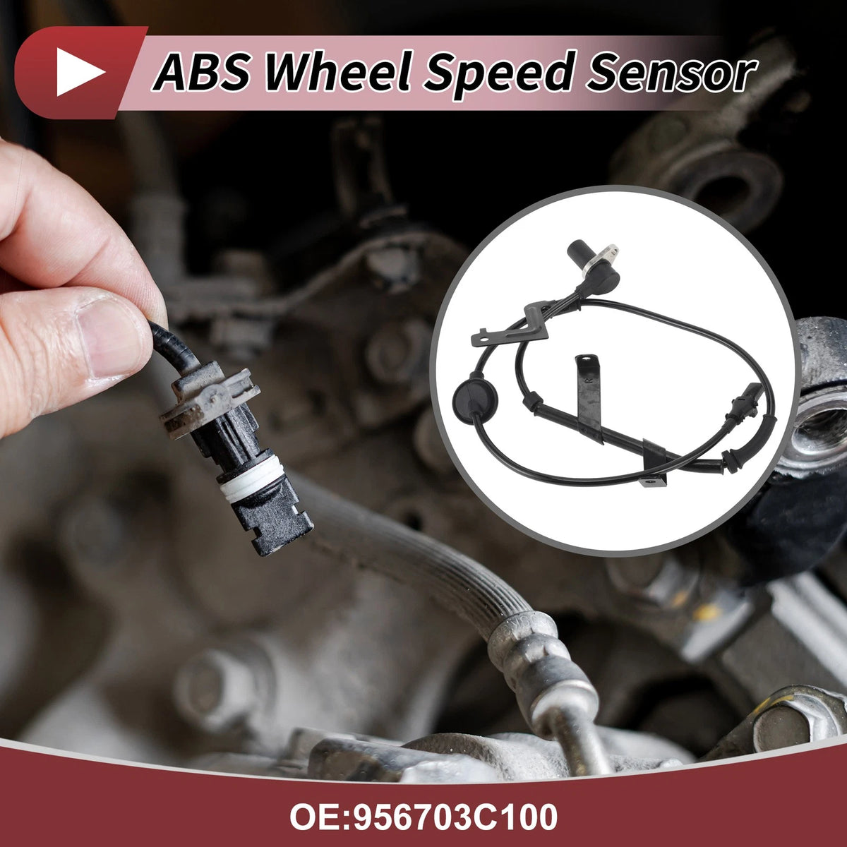 ABS Wheel Speed Sensor No. 956703C100 for Kia Magentis (2001–2006)