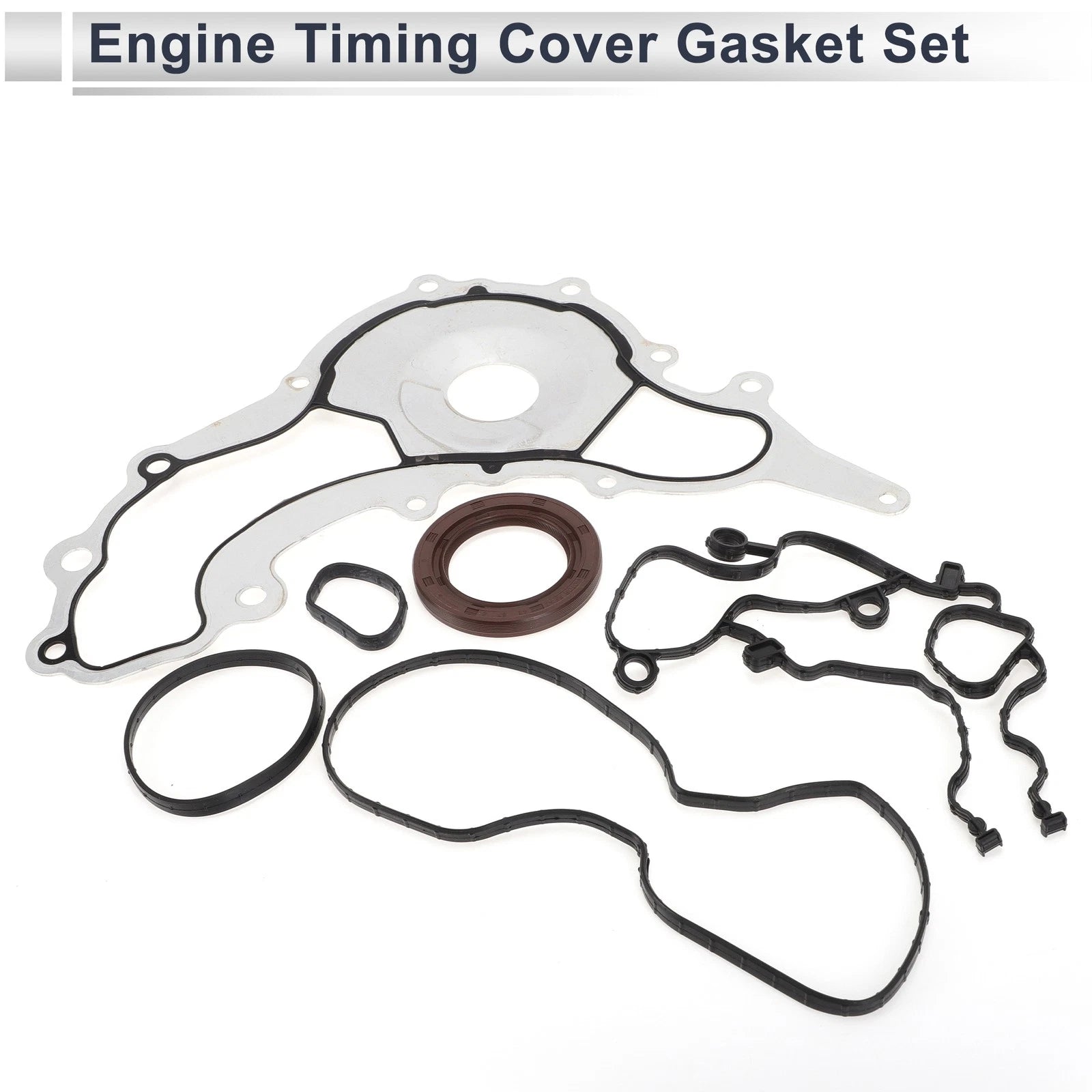 Engine Timing Cover Gasket Set Replacement for Jeep Wrangler (2012–2016)
