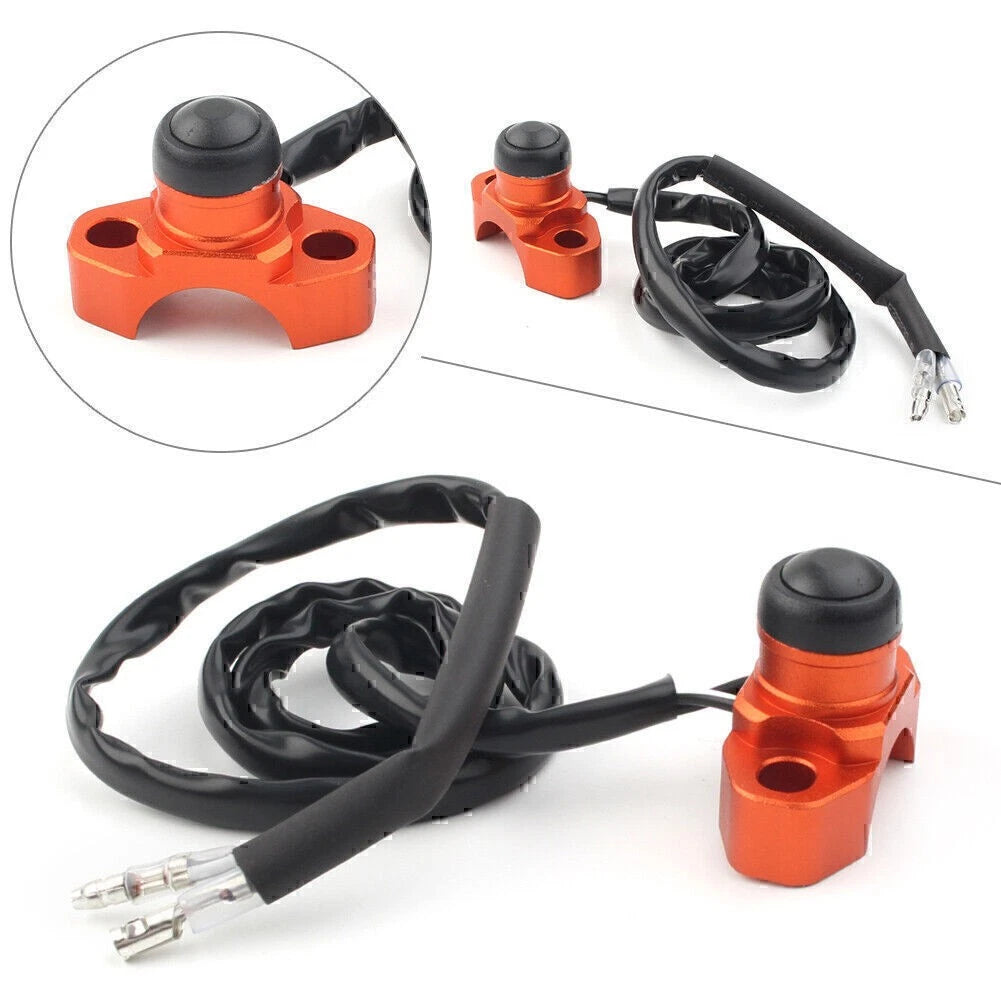 Engine Stop Start Kill Switch Button for Dirt Bike Quad ATV (Universal)